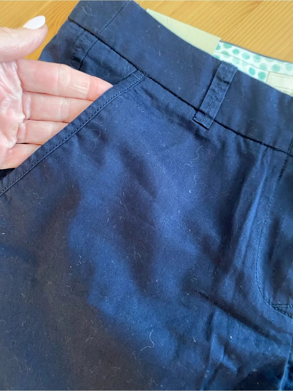 J. Crew Factory Classic 5” Chino Short Cotton Blue 6